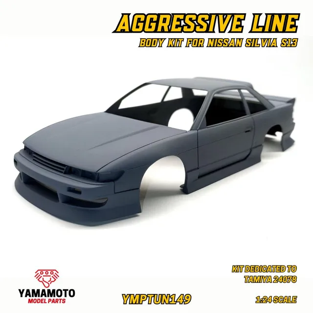Yamamoto Aggressive Line Silvia S13 transkit 1/24 Tamiya