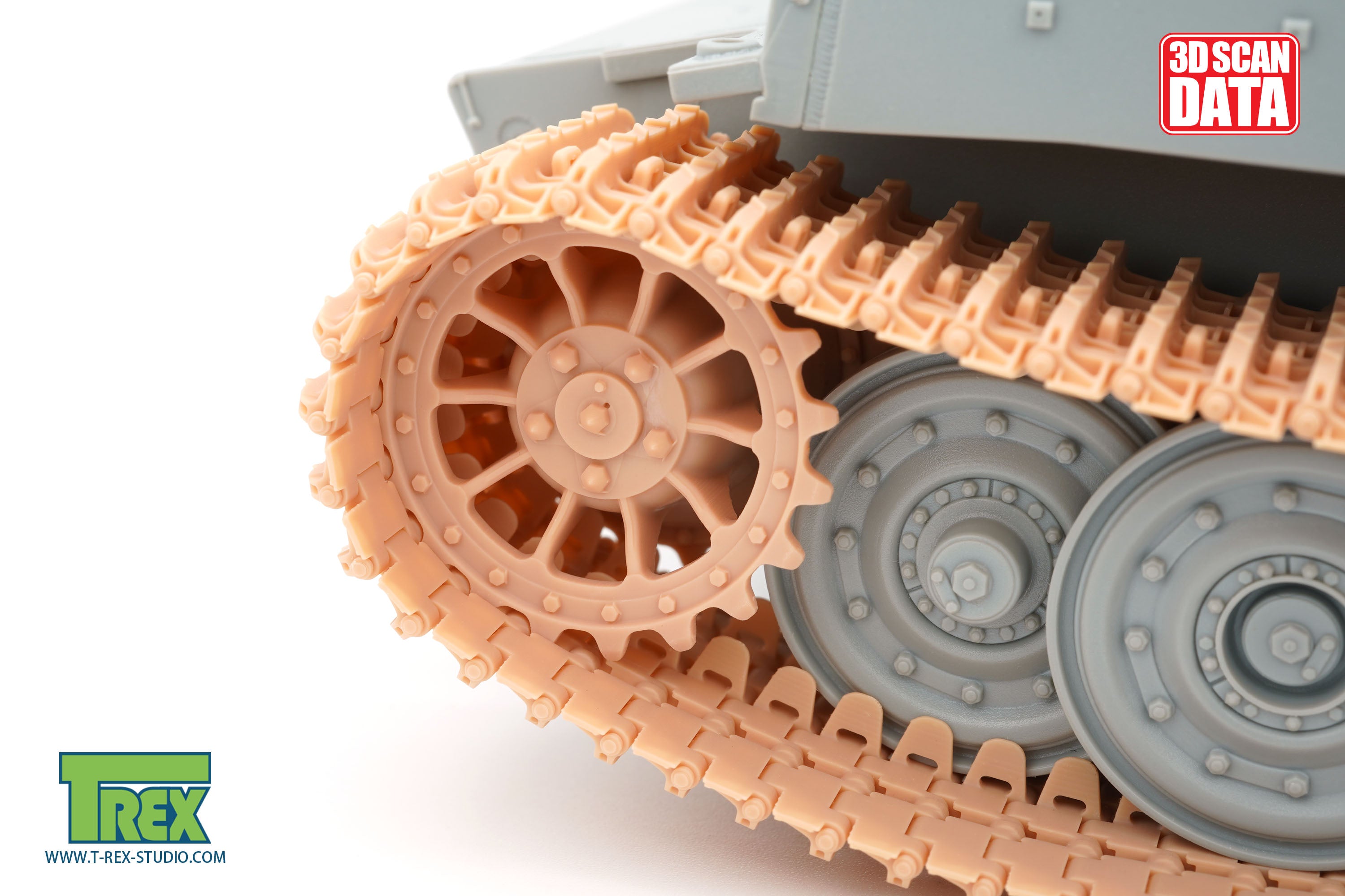 T-Rex Studio TR35168-1 ozubená kola 1/35 Tiger I Mid/Late