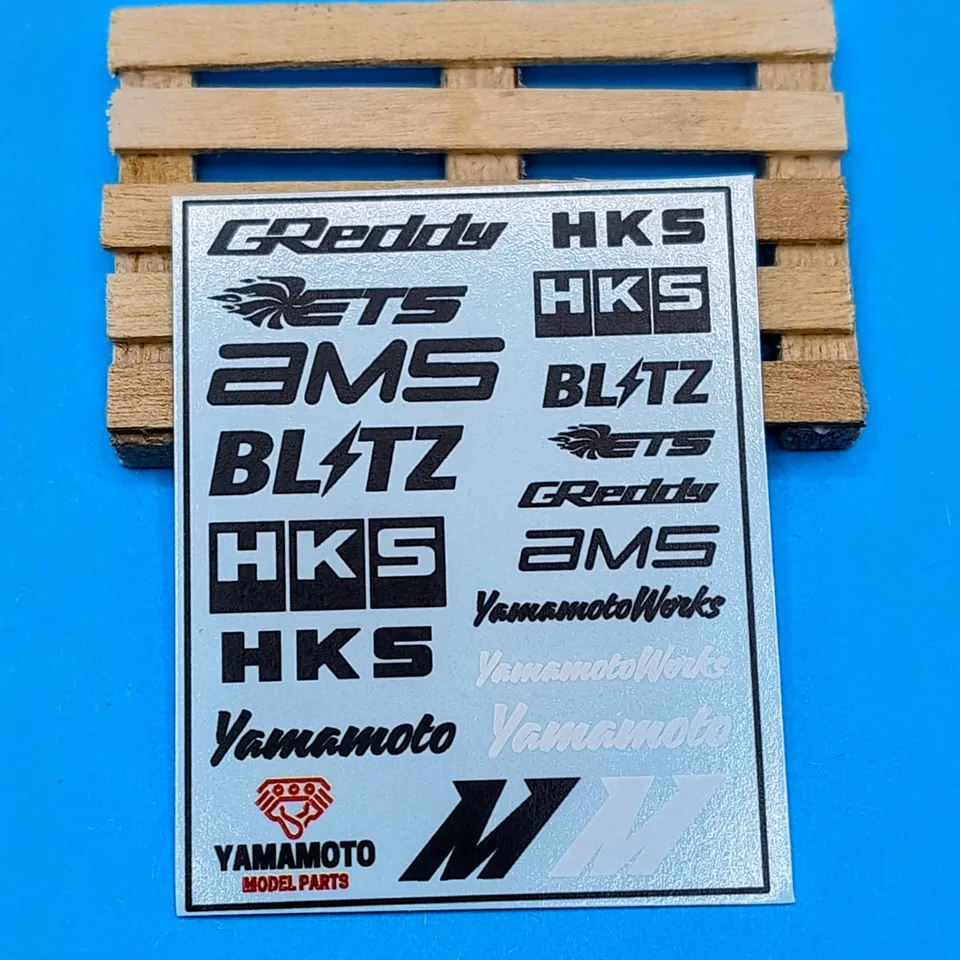 Yamamoto Model Parts Intercooler Decals Set obtisky vodolepky