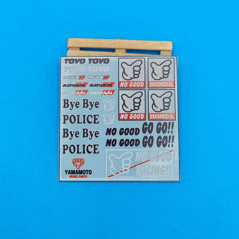 Yamamoto Model Parts Kanjo Decals Set 1 vodolepky na modely