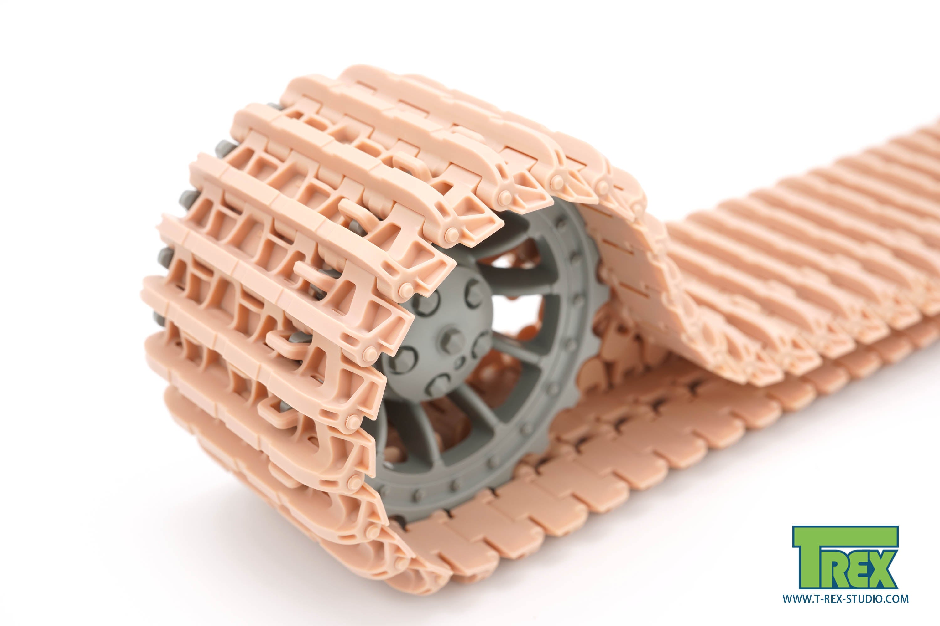 T-Rex Studio TR86020 Tiger I Tracks Early pásy 1/16 3D tisk