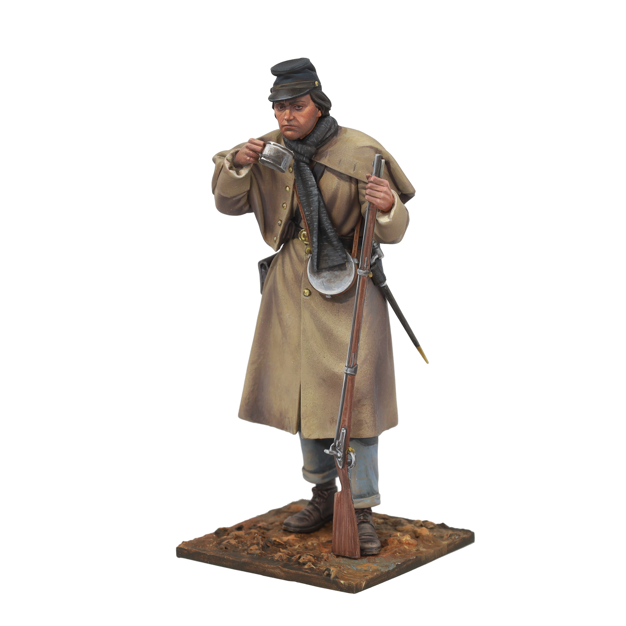 Scale75 Private 3rd Georgia Infantry 1862 figurka 75 mm