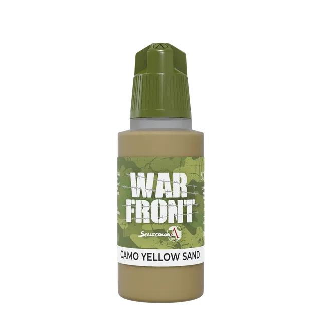 Scale75 Warfront Camo Yellow Sand akrylová barva 17 ml matná