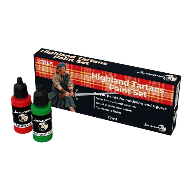 Scale75 Highland Tartans sada barev na tartany