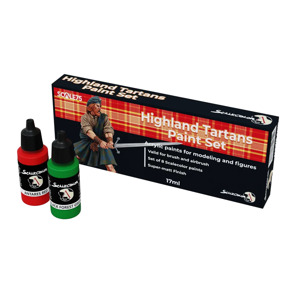 Scale75 Highland Tartans sada barev na tartany