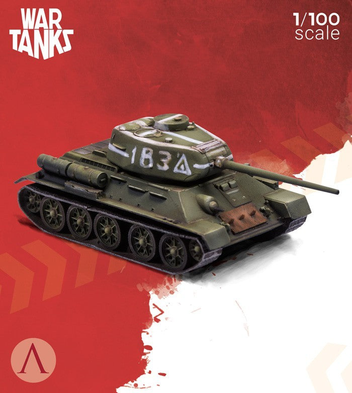 Scale75 T34/85 tank 1/100 resin nenabarvený