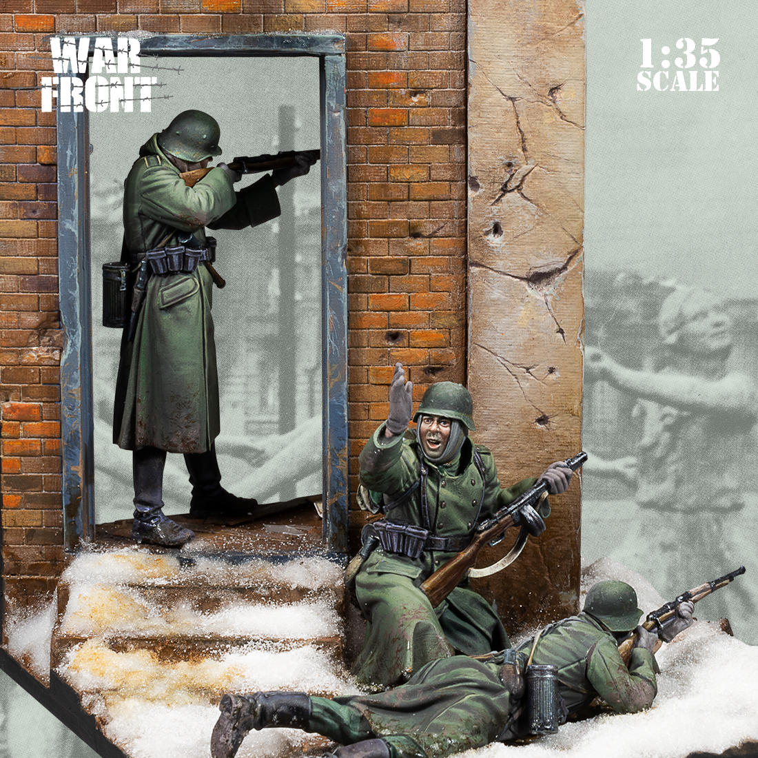 Scale75 Kessel Stalingrad 1942 figurka 1/35 resin nenabarvená