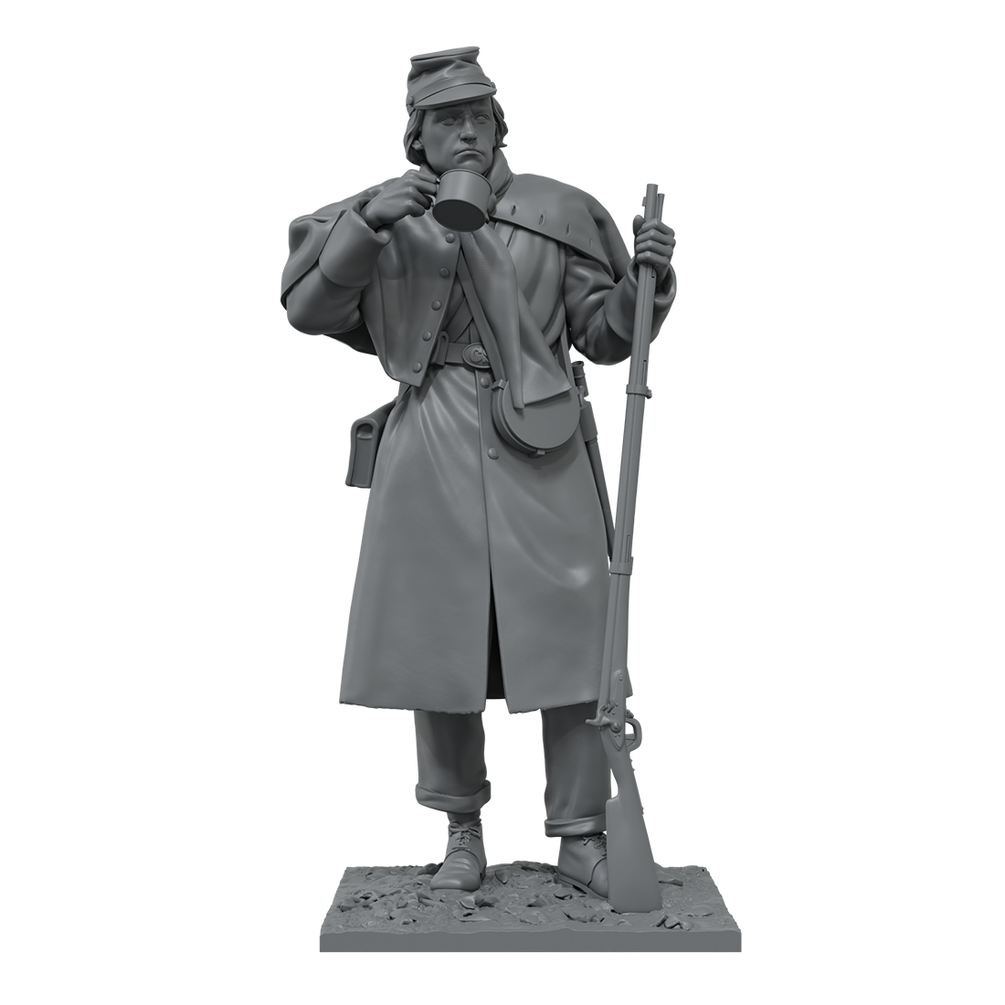 Scale75 Private 3rd Georgia Infantry 1862 figurka 75 mm