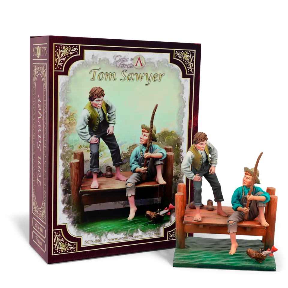 Scale75 Platinum Tom Sawyer figurka 75 mm kovová
