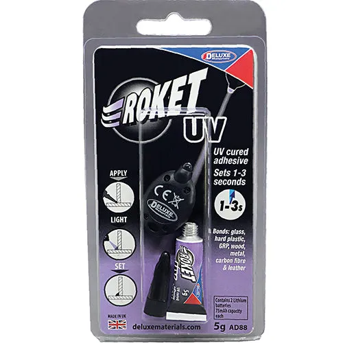 Deluxe Materials Roket UV AD88 UV lepidlo 5 g čiré