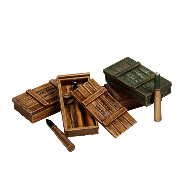 Scale75 Boxes and Ammo for Panther doplňky 1/35 resin