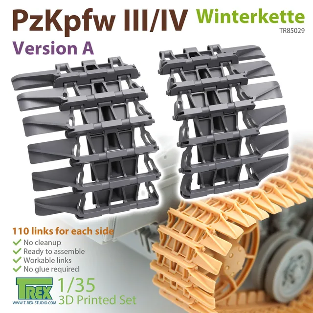 T-Rex Studio TR85029 Winterkette Version A pásy 1/35 široké