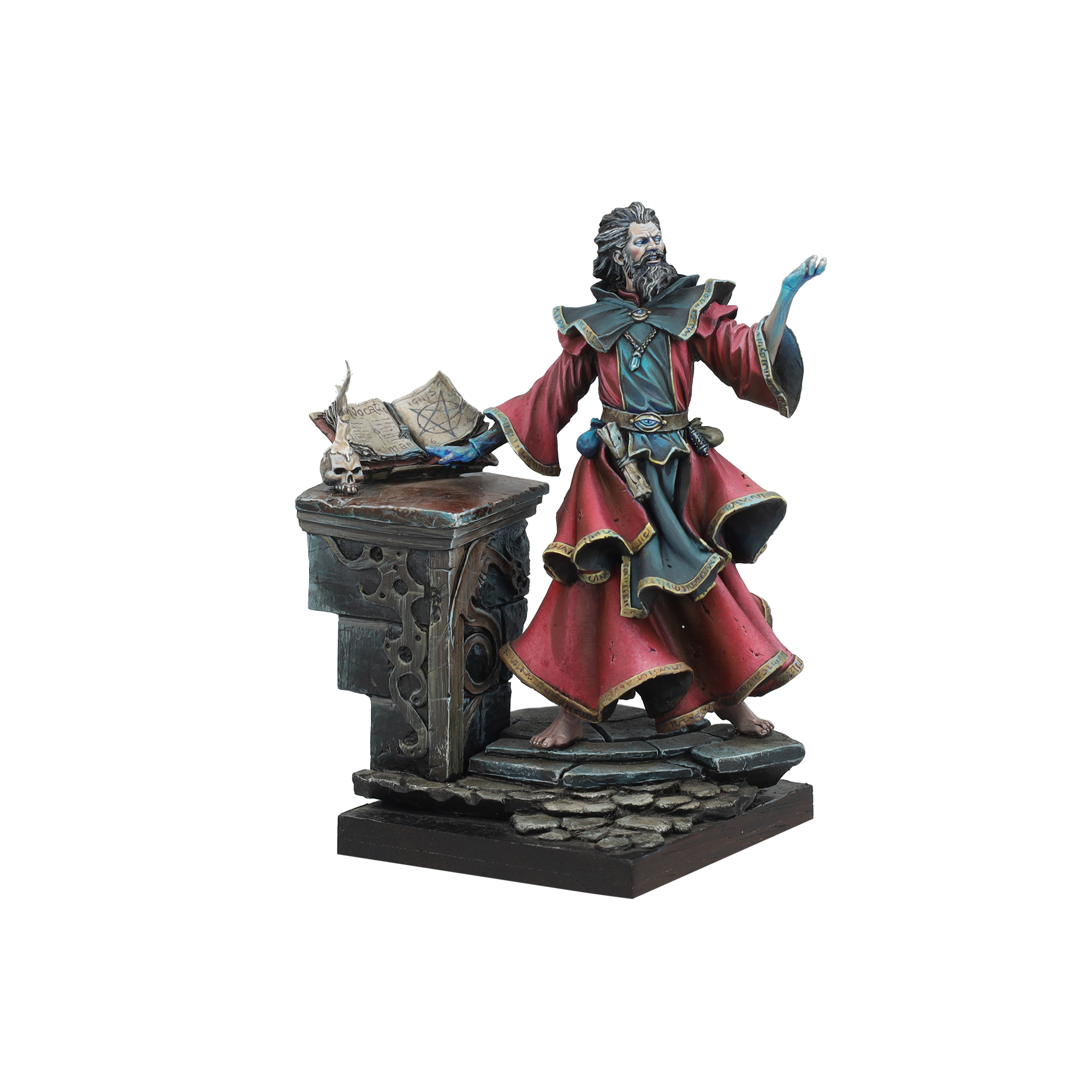 Scale75 Scaleworld Invocatio figurka 75 mm bílý kov