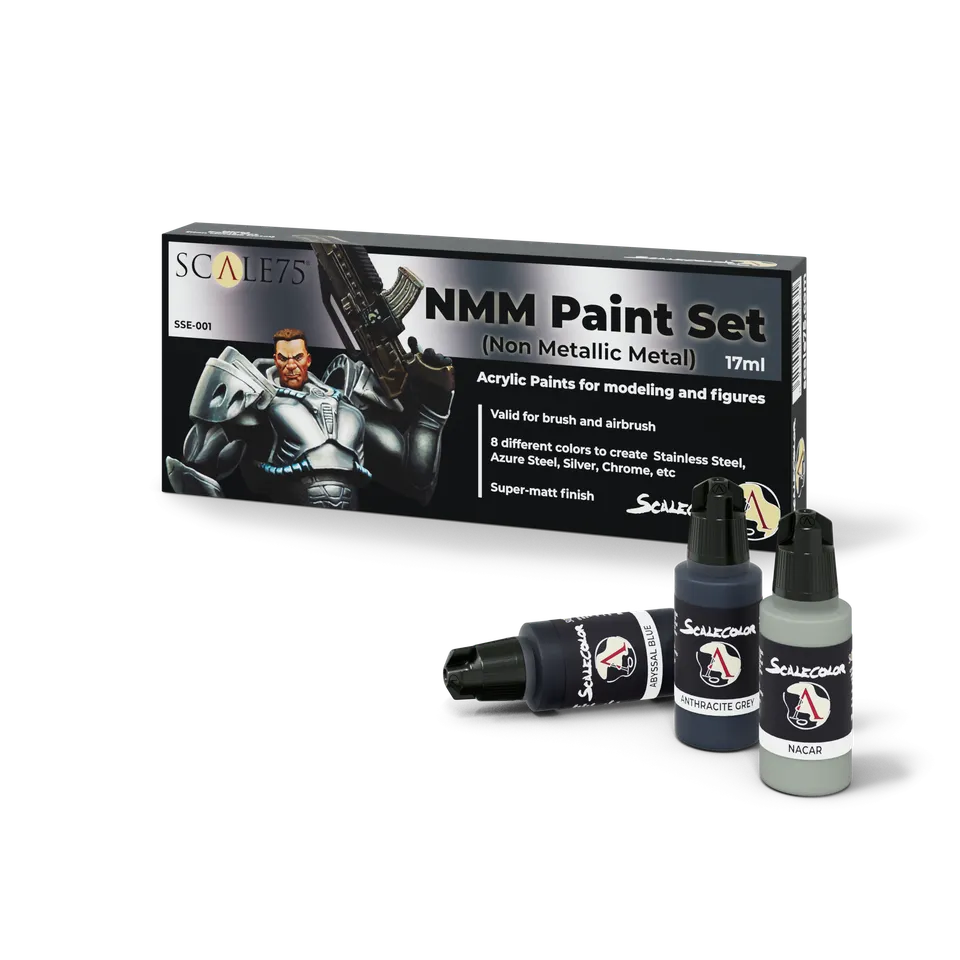Scale75 NMM Paint Set Steel sada barev ocel NMM
