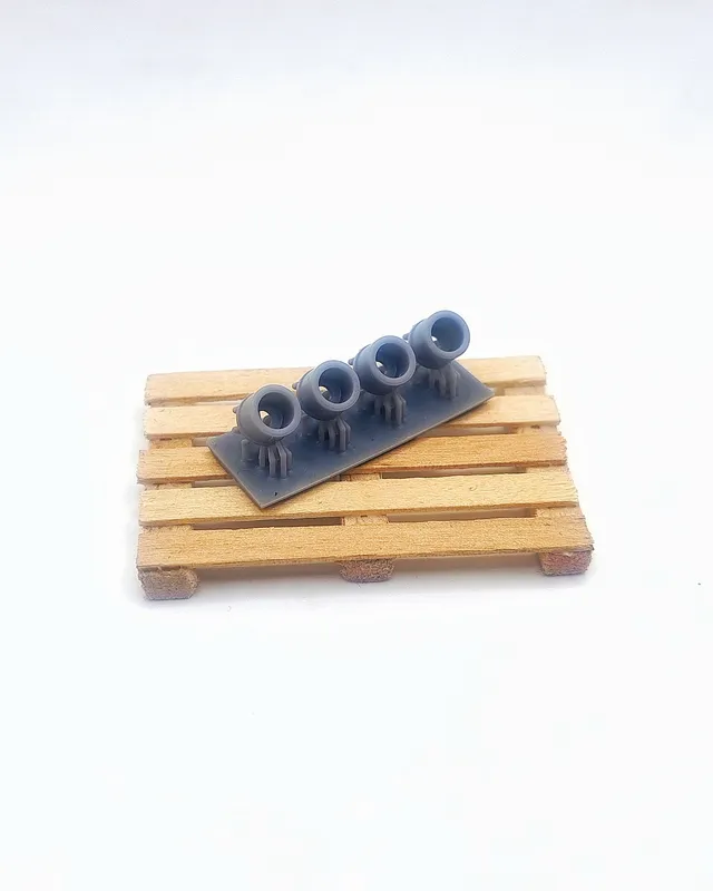 Yamamoto Adapters for Rims Tamiya-Aoshima adaptéry resin