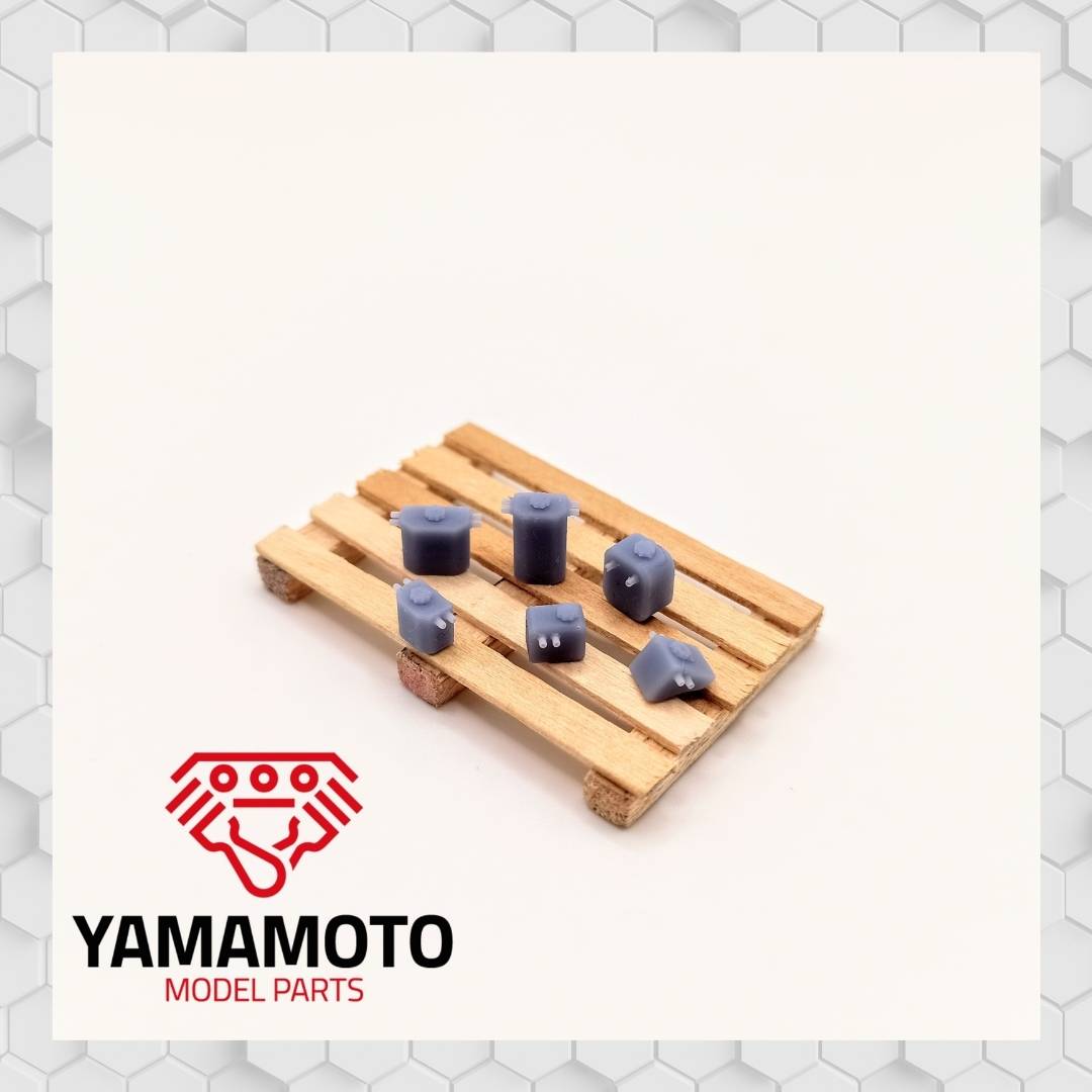 Yamamoto Model Parts Fluid Tank Set nádržky pro modely 3D tisk