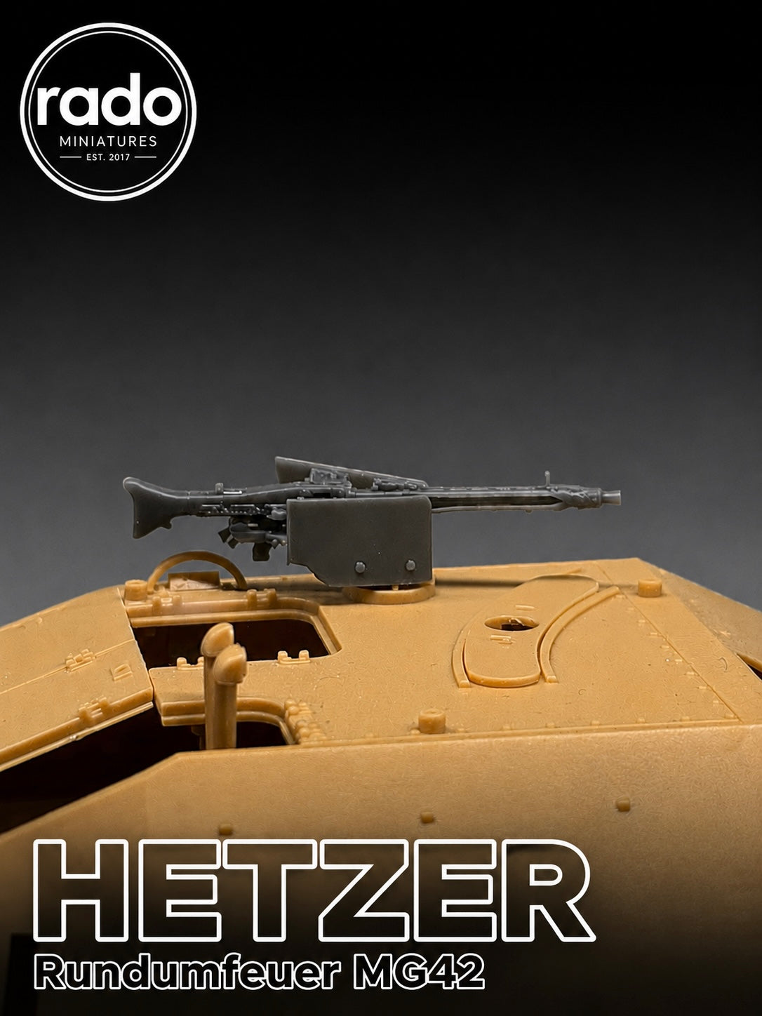 Rado Miniatures RDM35S57 Rundumfeuer MG 42 Hetzer 1/35