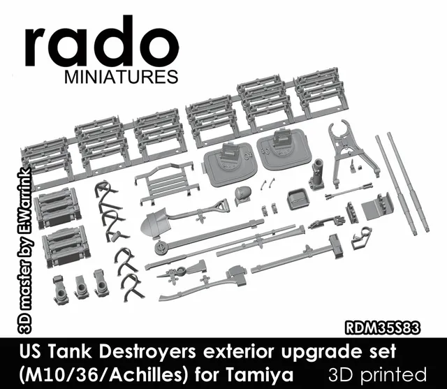 Rado Miniatures RDM35S83 upgrade set 1/35 M36 M10 Achilles
