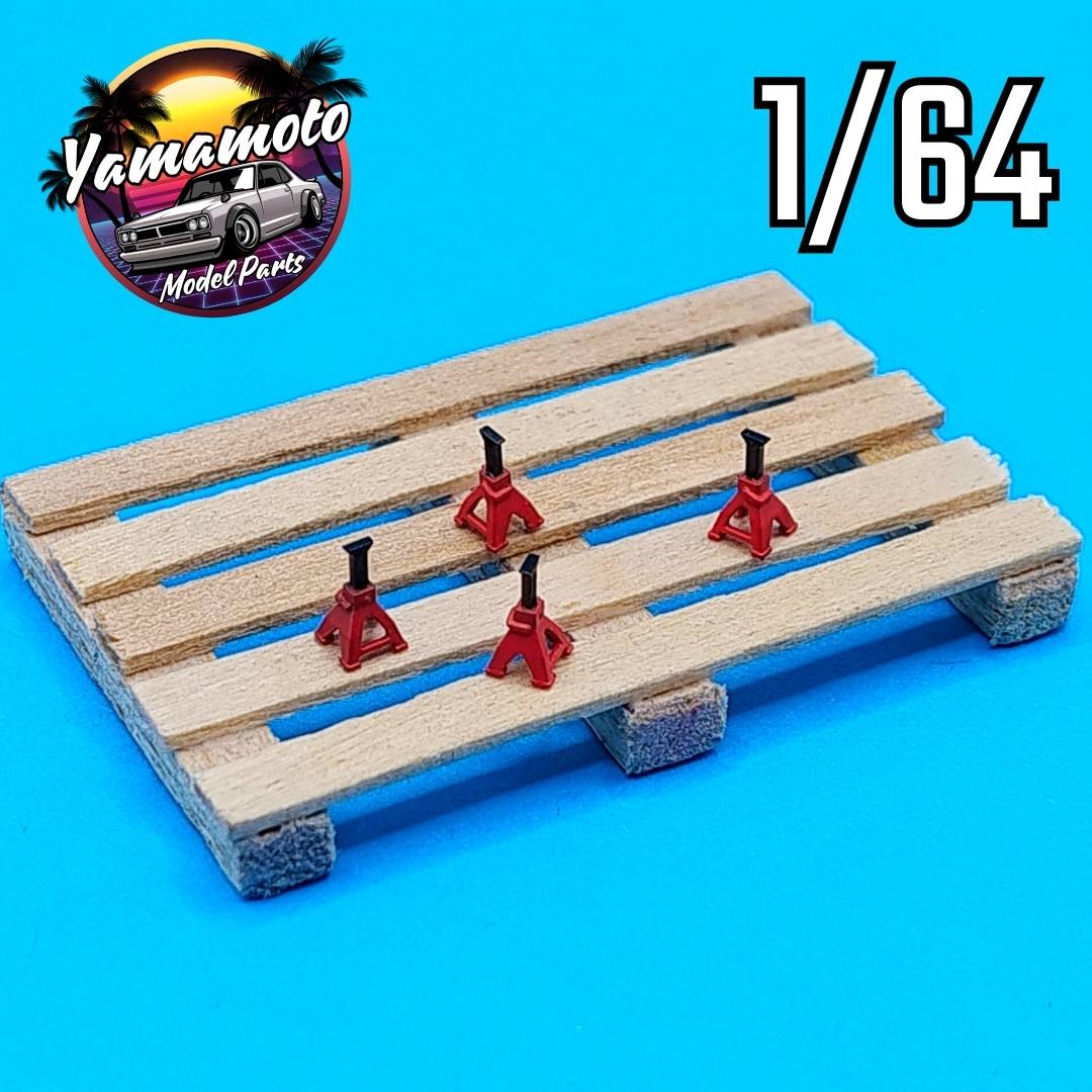 Yamamoto Model Parts Axle Stands 1/64 stojany na model