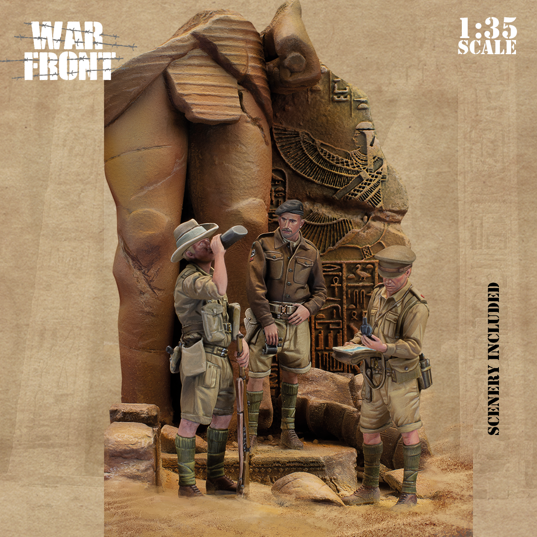 Scale75 Warfront Desert Rats figurka 1/35 resin