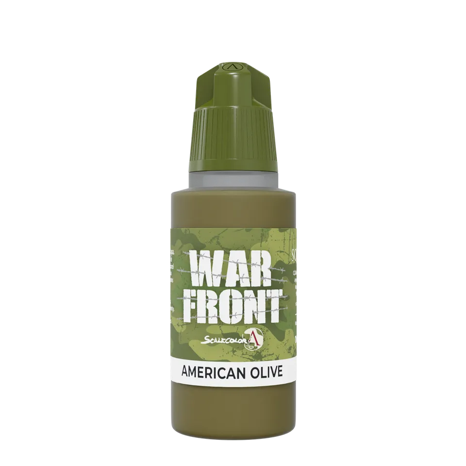 Scale75 Warfront American Olive akrylová barva 17 ml matná