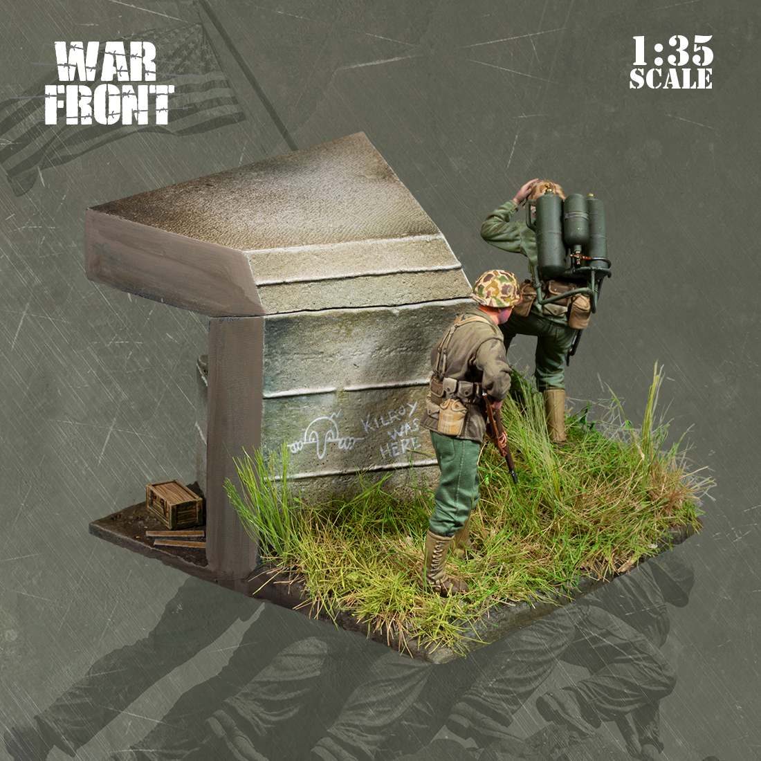 Scale75 Warfront Bunker Run Pacific figurka 1/35 resin