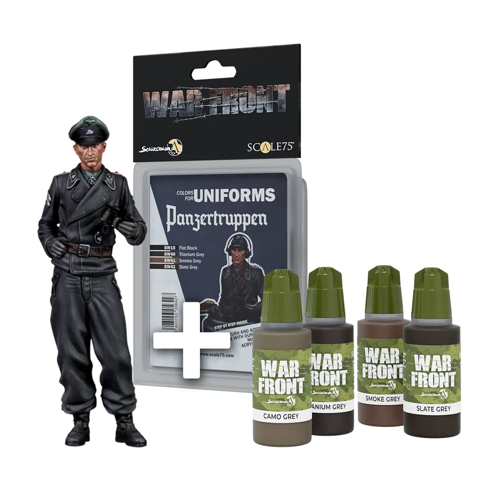 Scale75 Totenkopf Tanker + Panzer Truppen sada barev 1/35