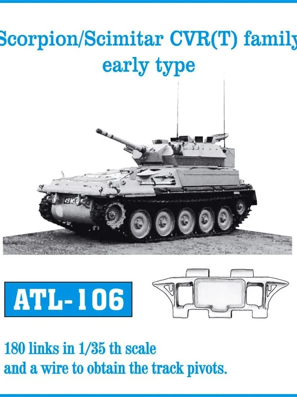 Friulmodel ATL-106 Scorpion kovové pásy 1/35
