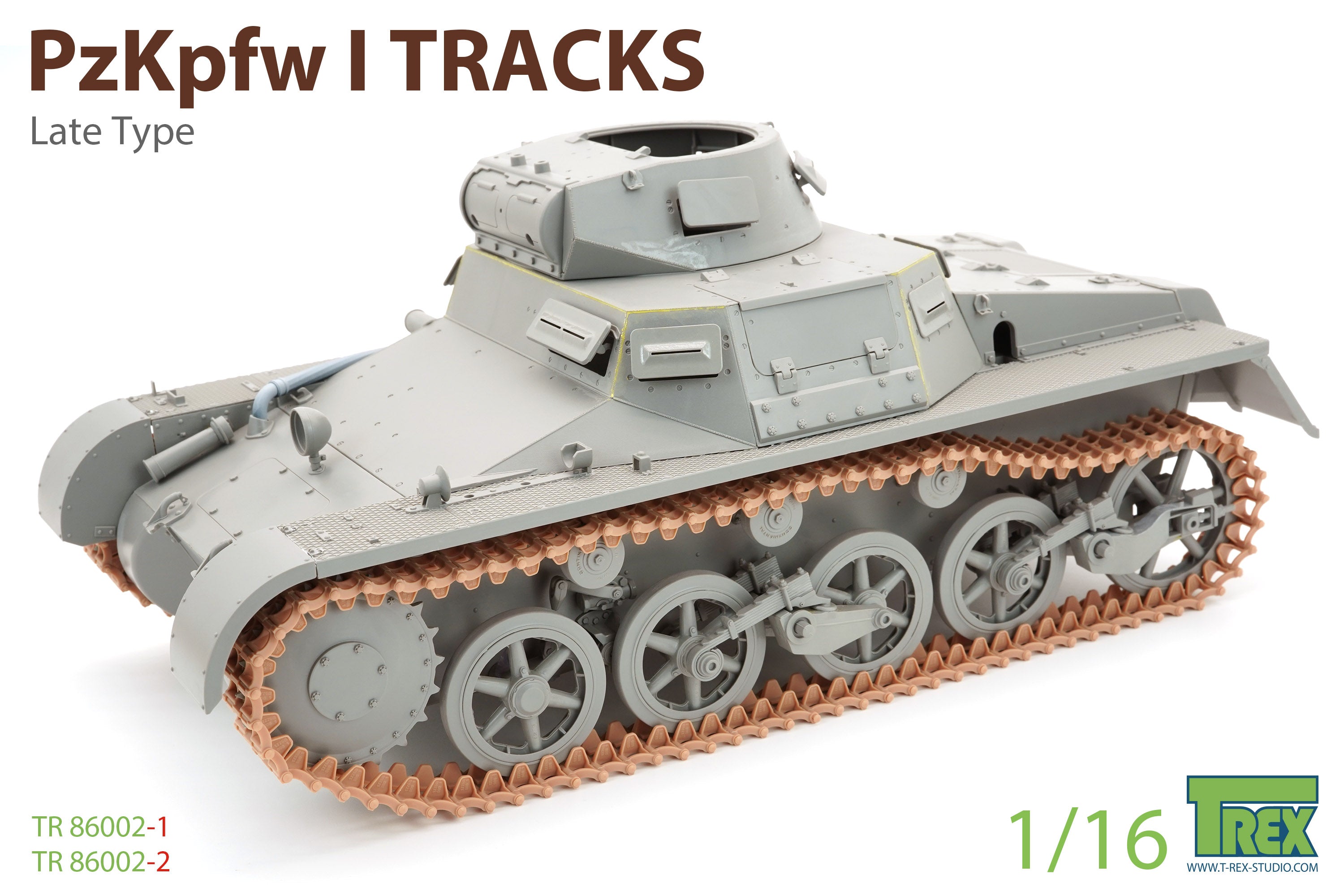 T-Rex Studio TR86002-2 PzKpfw I Ausf.B pásy 1/16 pozdní