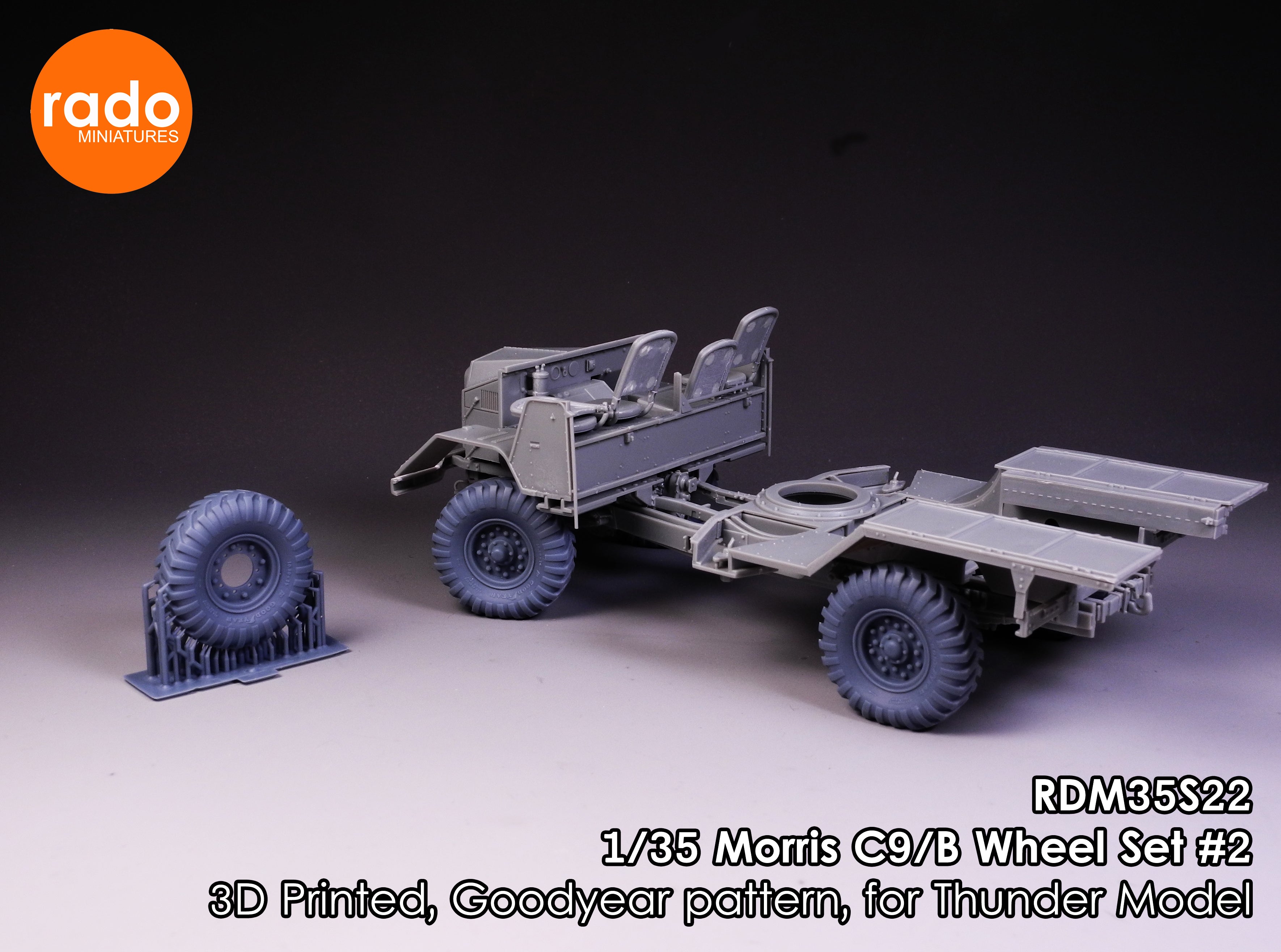 Rado Miniatures RDM35S21 kola 1/35 Morris C9/B