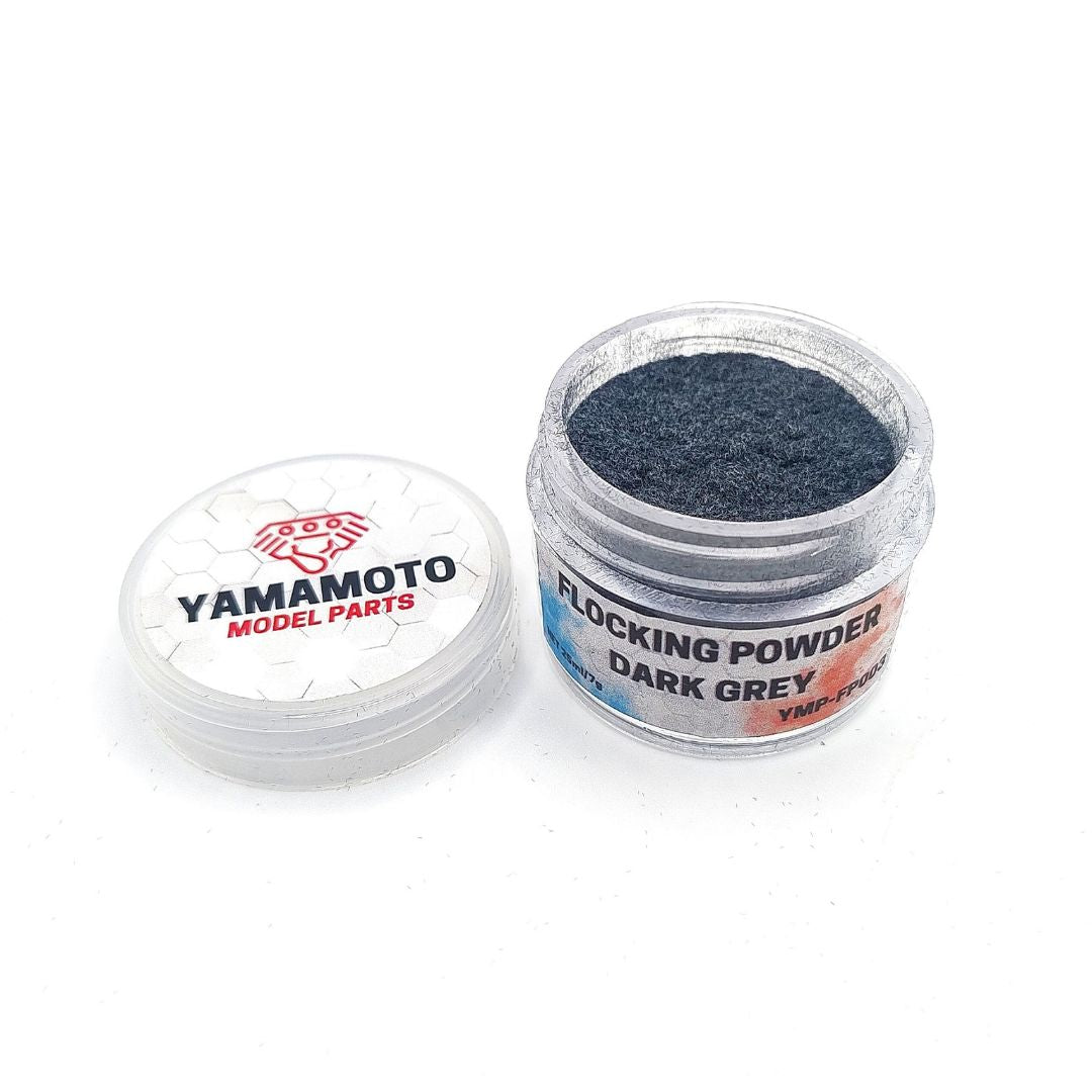 Yamamoto Flock Dark Grey flok tmavě šedý viskóza