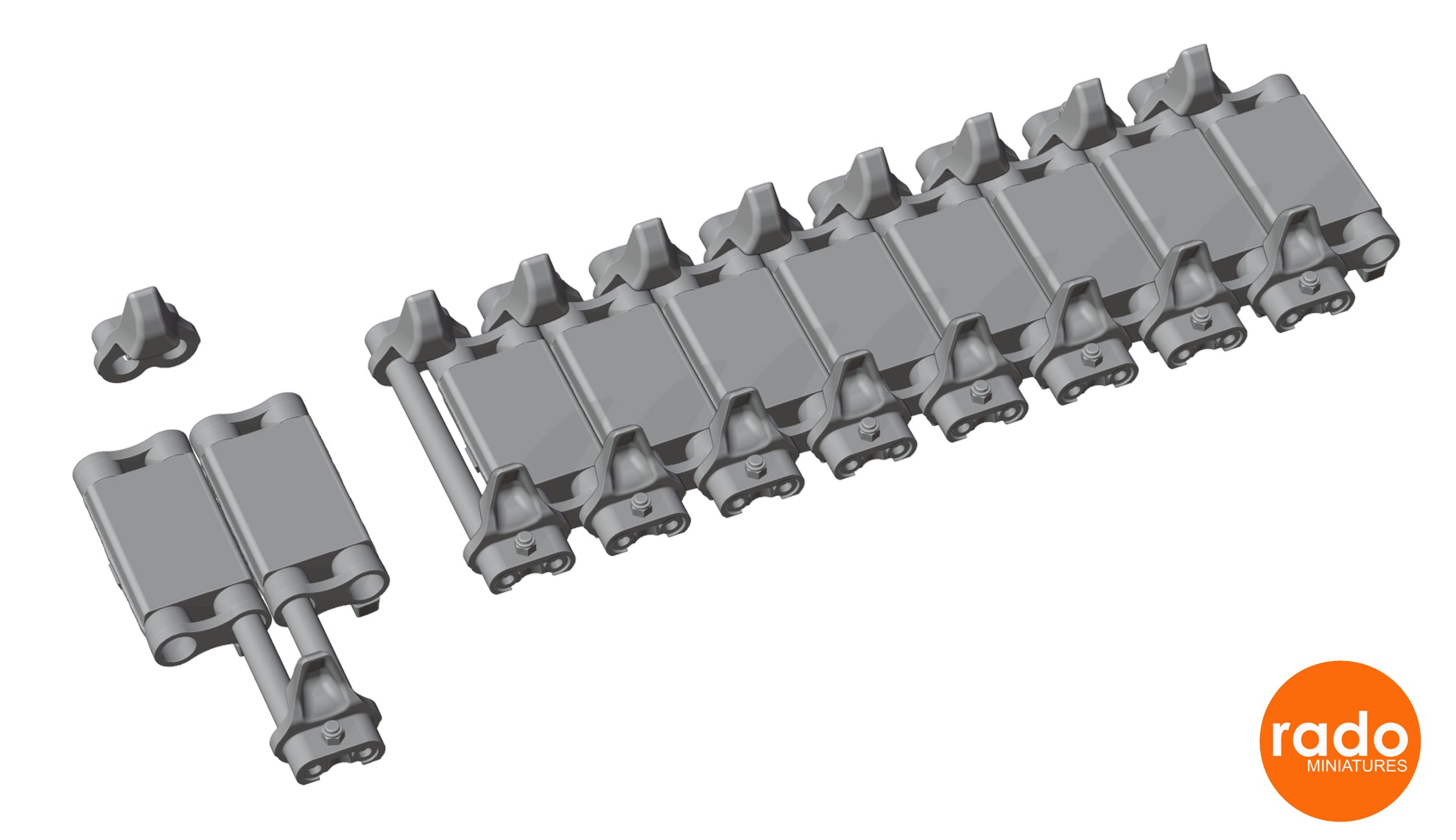 Rado Miniatures 35T01 pásy 1/35 T54E1 pohyblivé