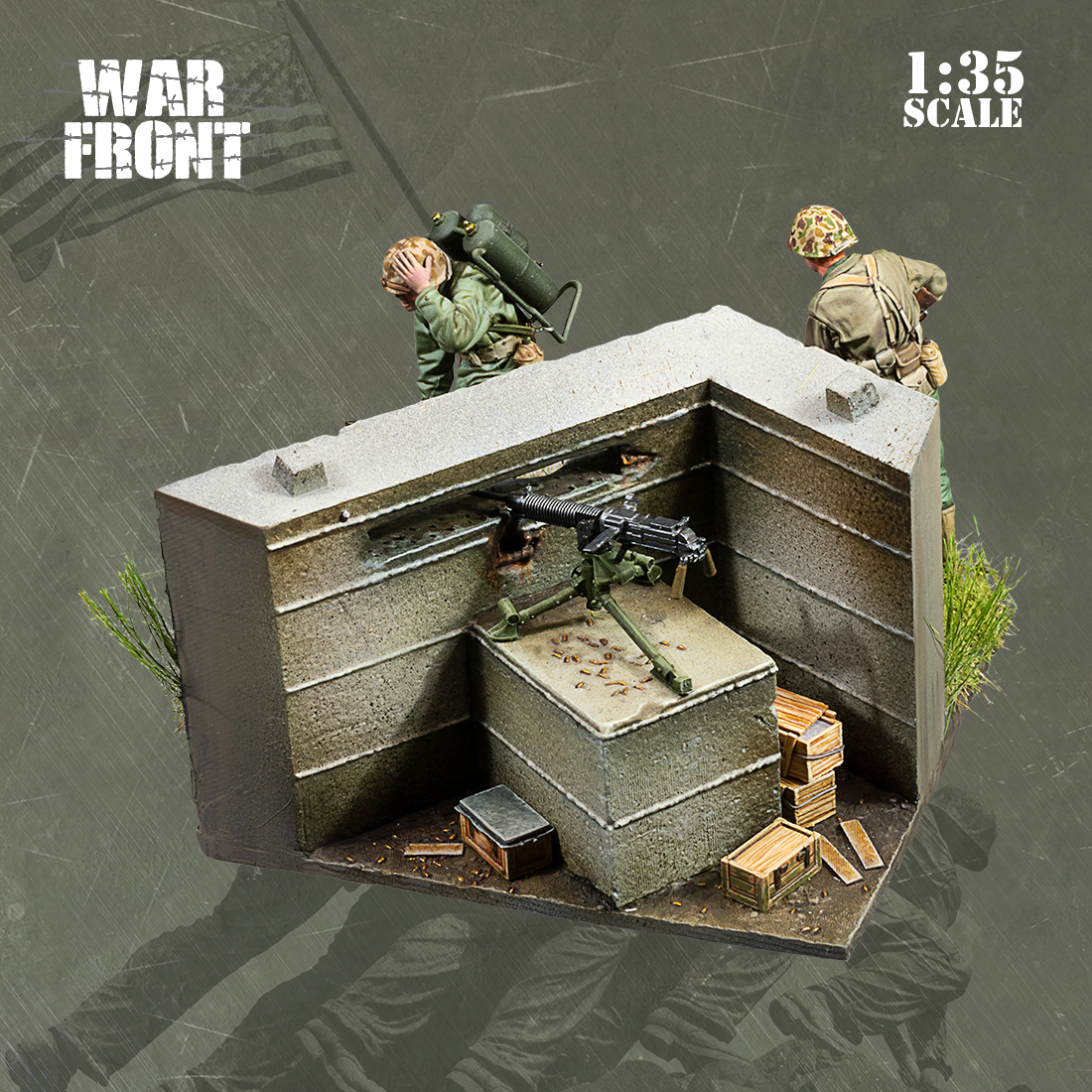 Scale75 Warfront Bunker Run Pacific figurka 1/35 resin
