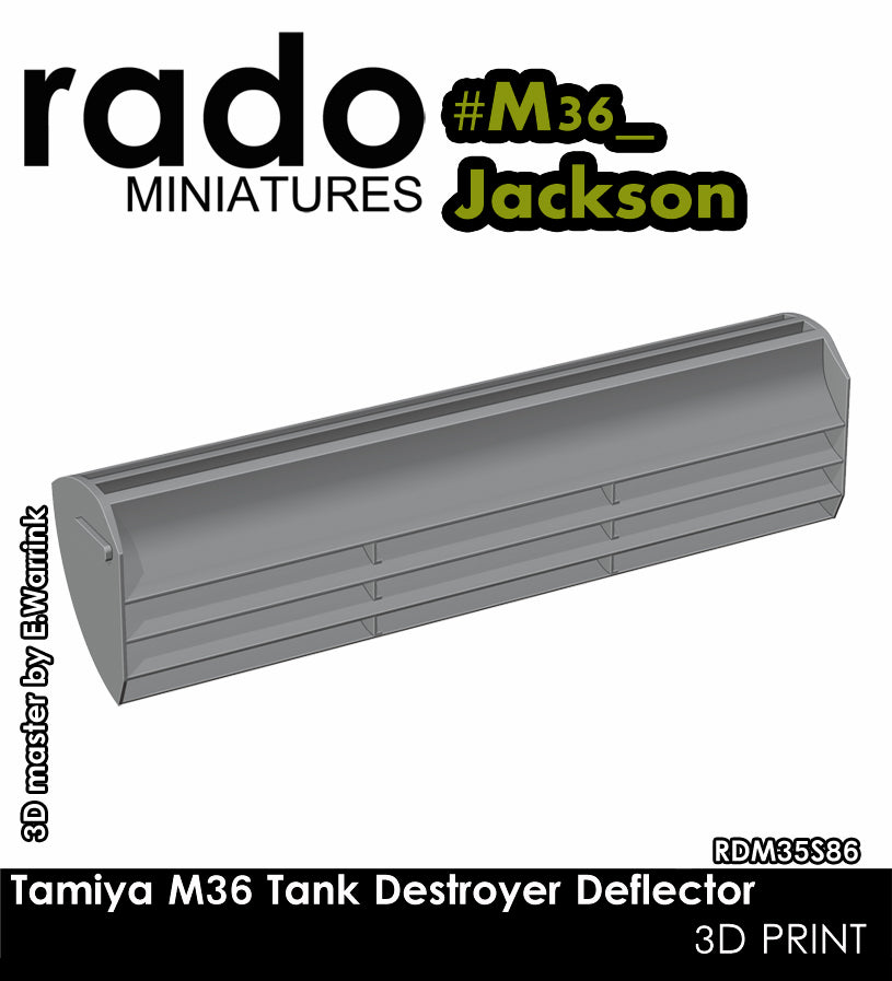 Rado Miniatures RDM35S86 3D doplněk M36 Jackson 1/35