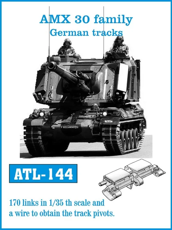 Friulmodel ATL-144 kovové pásy AMX-30 1/35