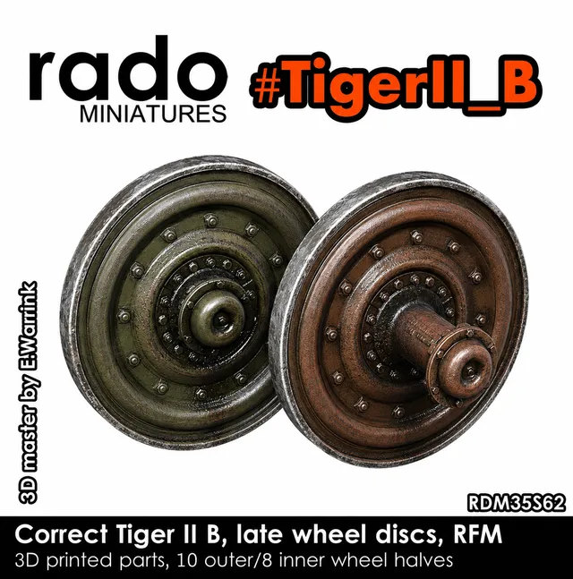 Rado Miniatures RDM35S62 kola 1/35 na King Tiger RFM