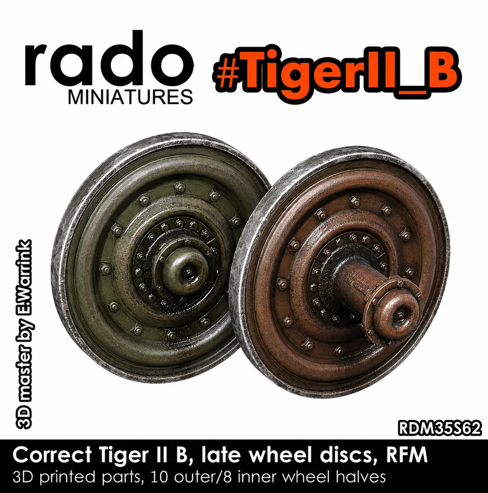 Rado Miniatures RDM35S62 kola 1/35 na King Tiger RFM