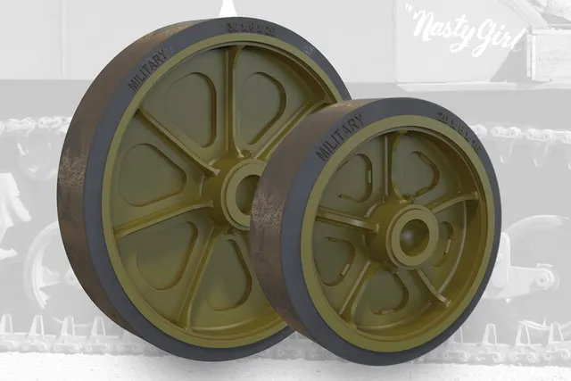 Fury Models F35002 pojezdová kola M3/M5 1:35