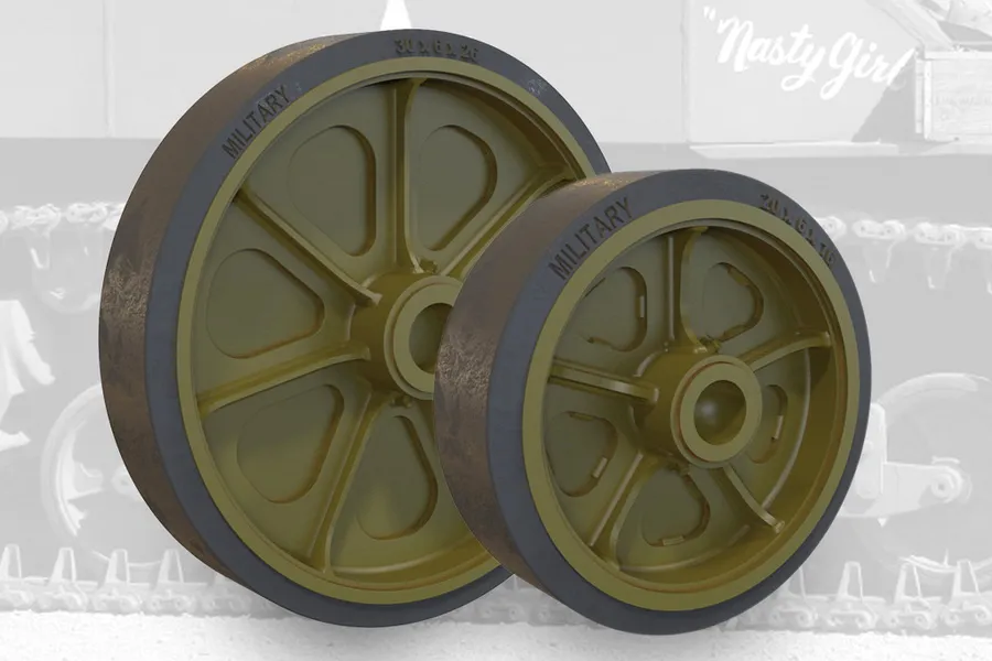 Fury Models F35002 pojezdová kola M3/M5 1:35