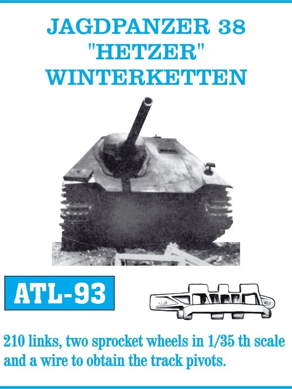 Friulmodel ATL-093 Hetzer pásy 1/35 Winterketten
