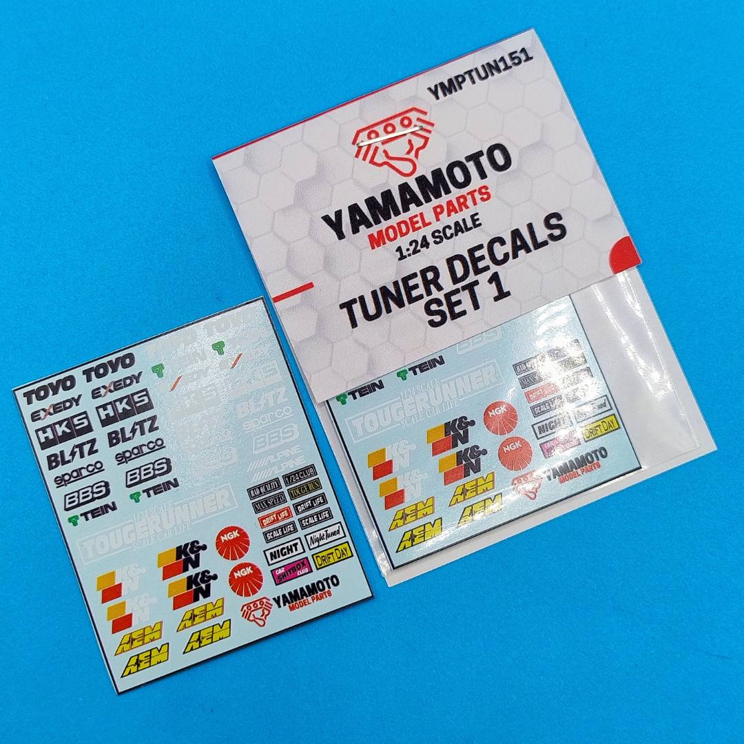 Yamamoto Model Parts Tuner Decals Set 1 obtisky vodolepky