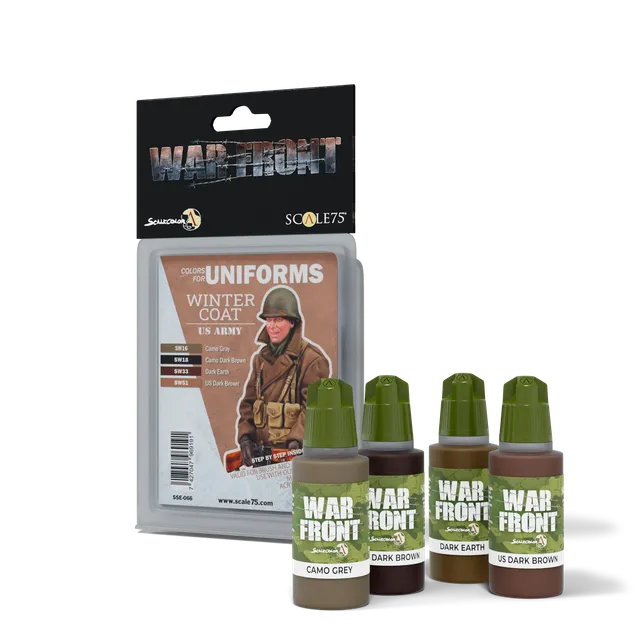 Scale75 Warfront Winter Coat US Army sada barev 4 ks