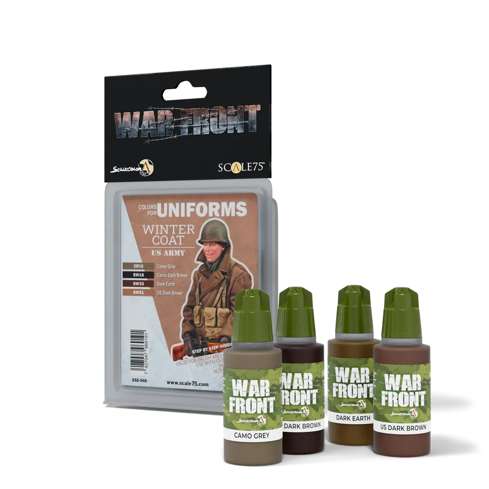 Scale75 Warfront Winter Coat US Army sada barev 4 ks