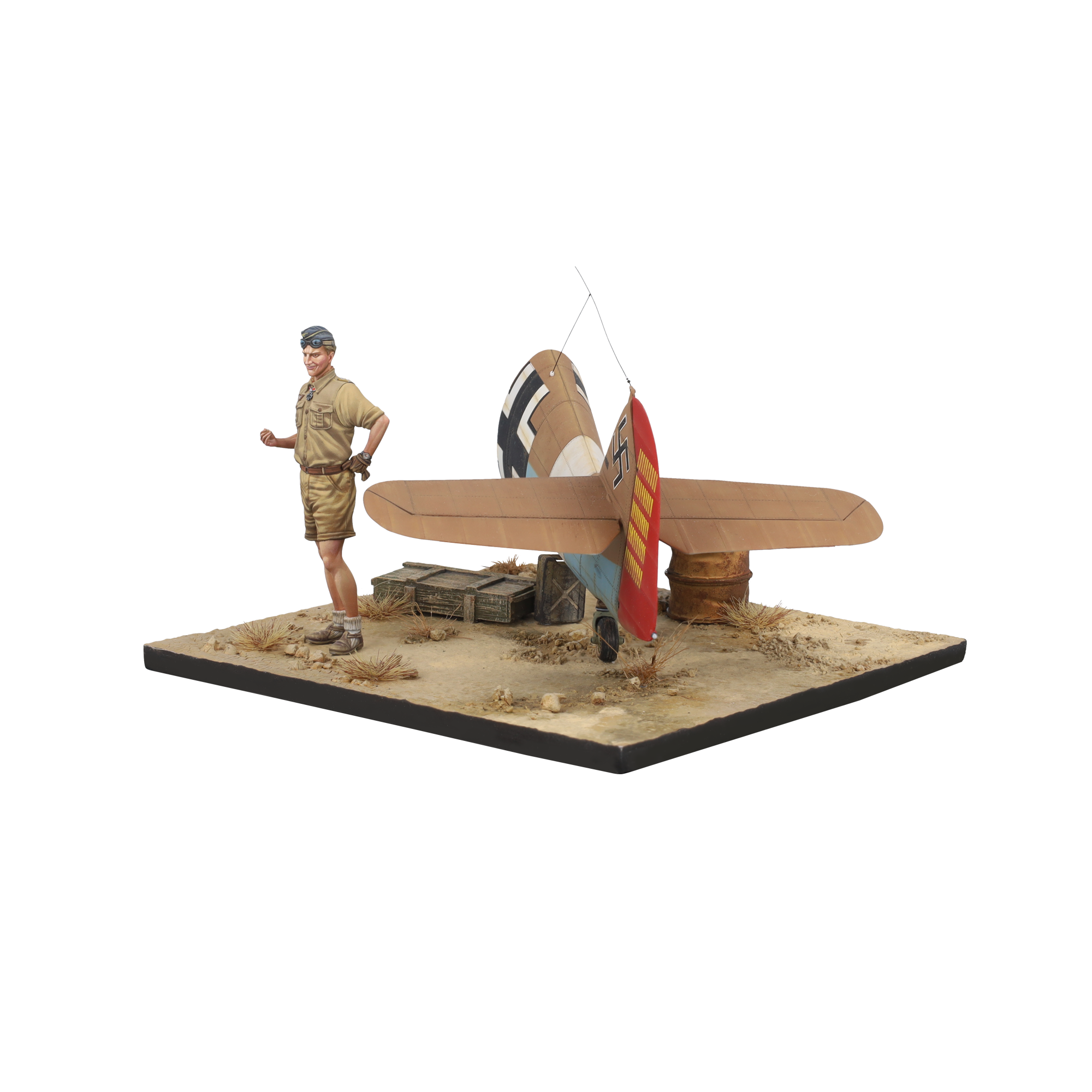 Scale75 Warfront Marseille Ace of Bf109 figurka 1/32 nenabarvená