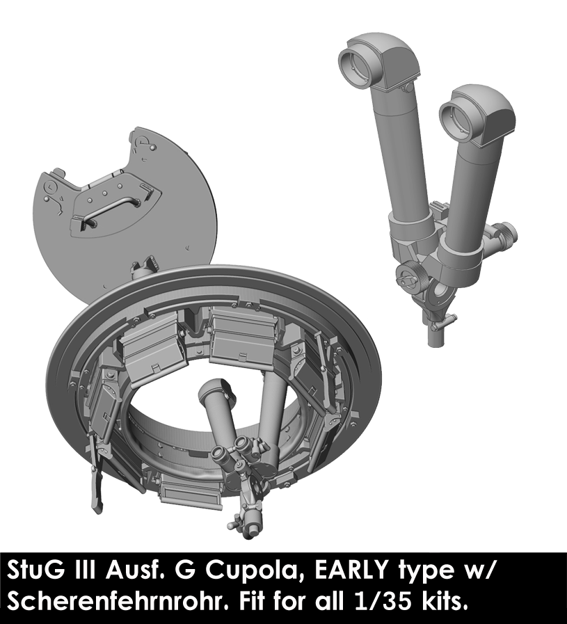 Rado Miniatures RDM35S44 kopule StuG III/IV 1/35