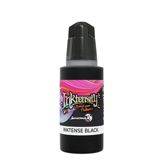 Scale75 Inktensity Inktense Black inkoust 17ml saténový