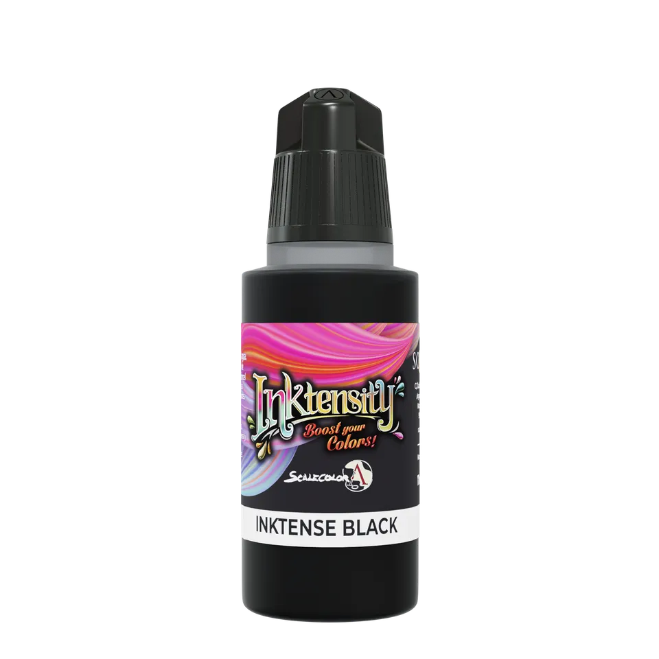Scale75 Inktensity Inktense Black inkoust 17ml saténový