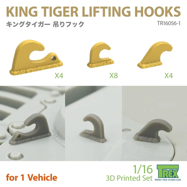 T-Rex Studio TR16056 zvedací háky 1/16 King Tiger