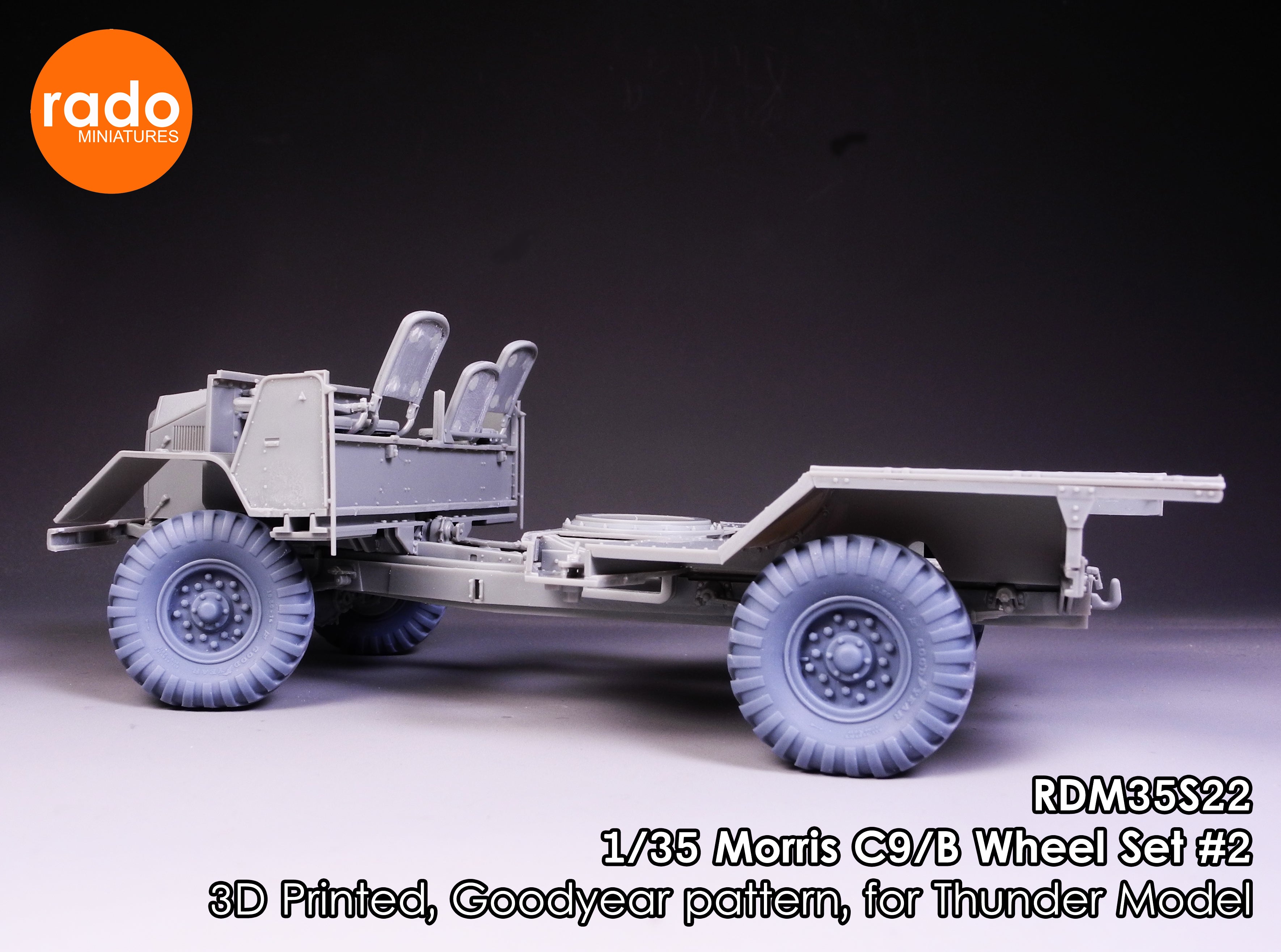 Rado Miniatures RDM35S21 kola 1/35 Morris C9/B