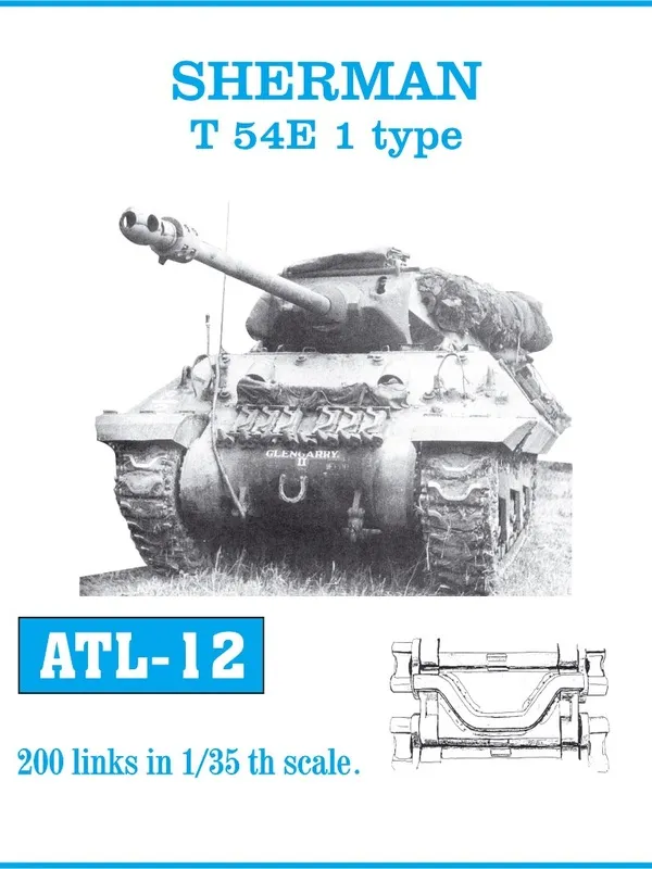 Friulmodel ATL-012 Sherman T54E1 kovové pásy 1/35